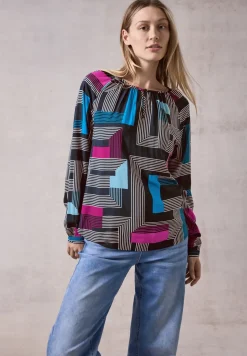 Bedrukte blouse