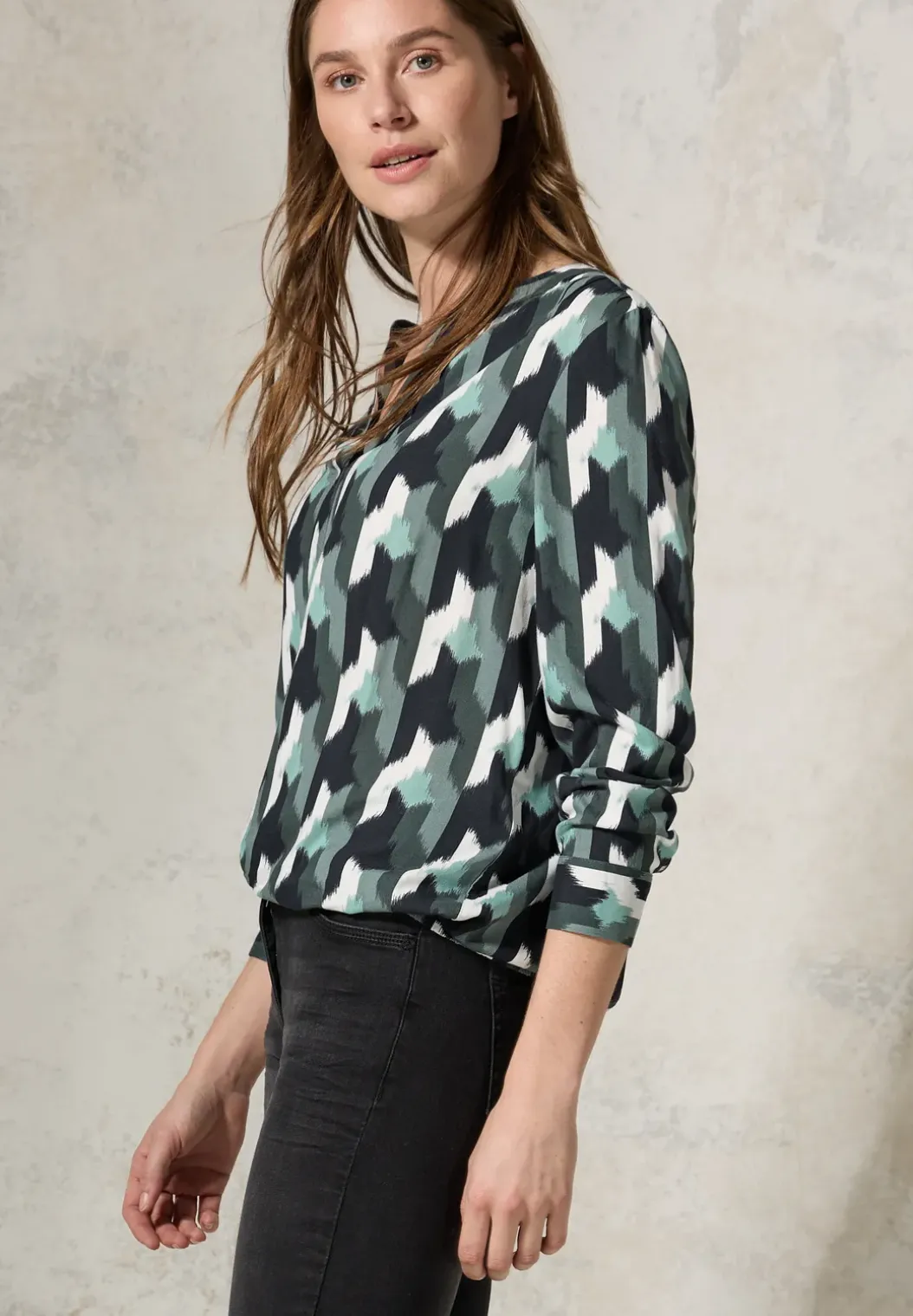 Bedrukte blouse