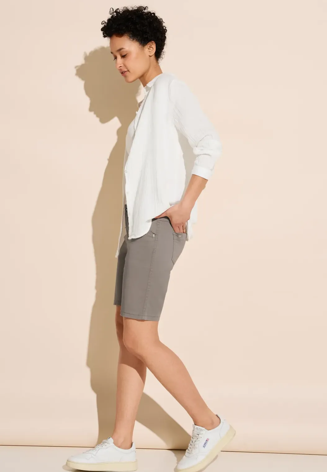 Bermudashort met rits