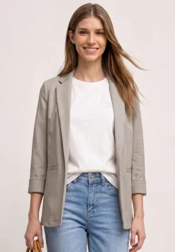 Blazer in een lang en open model