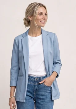 Blazer in een lang en open model