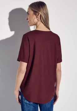 Blouse in effen kleur
