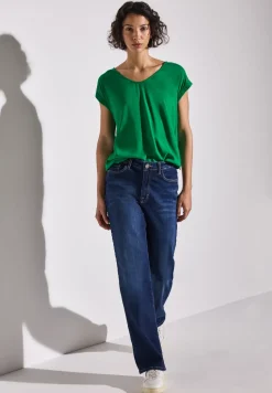 Blouse in effen kleur