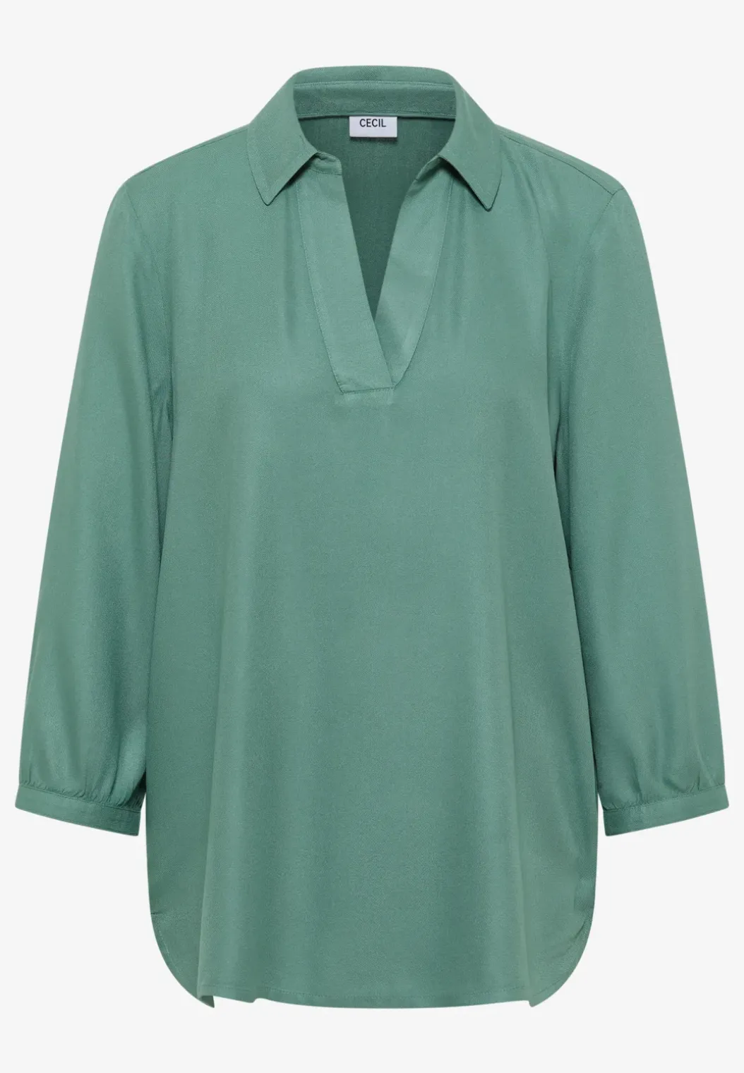 Blouse in effen kleur