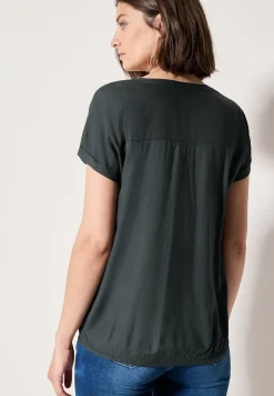 Blouse in effen kleur