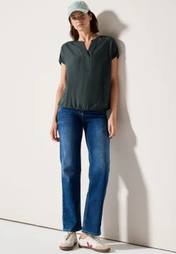 Blouse in effen kleur