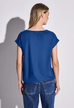 Blouse in effen kleur