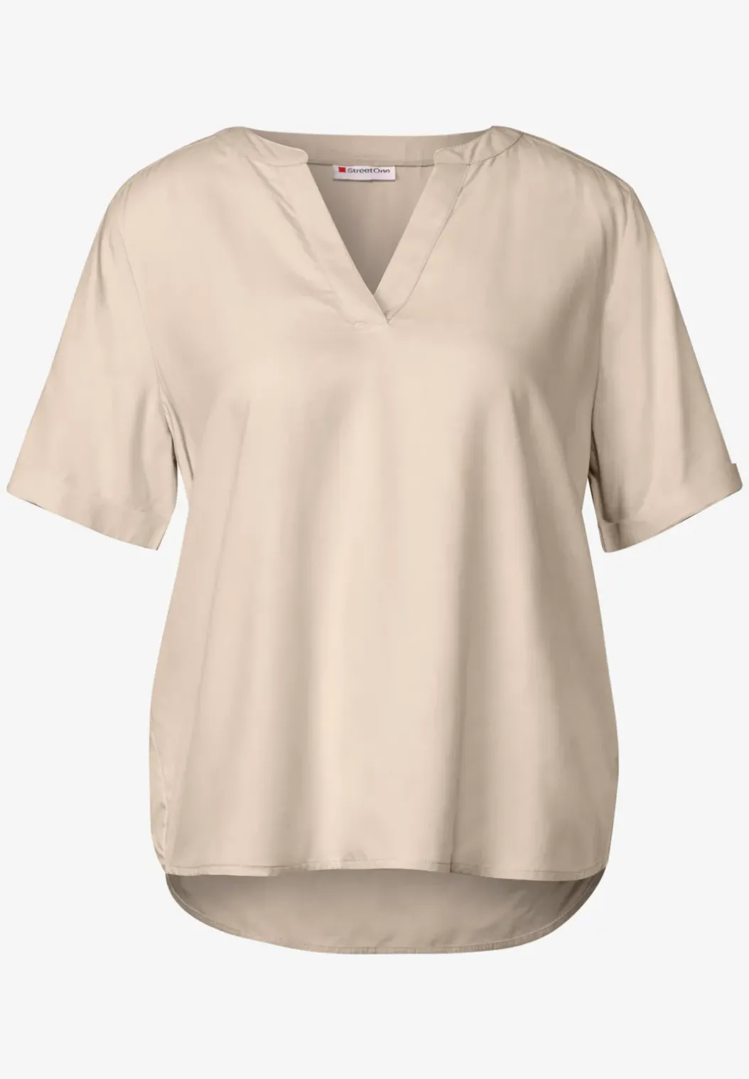 Blouse in effen kleur