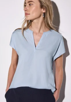 Blouse in effen kleur