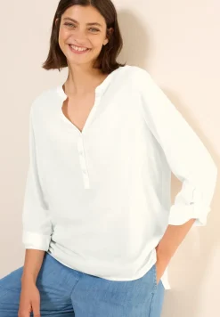 Blouse in effen kleur