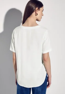 Blouse in effen kleur