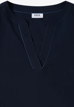 Blouse in effen kleur
