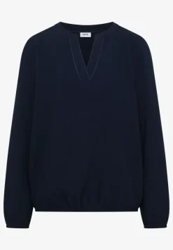 Blouse in effen kleur