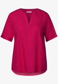 Blouse in effen kleur