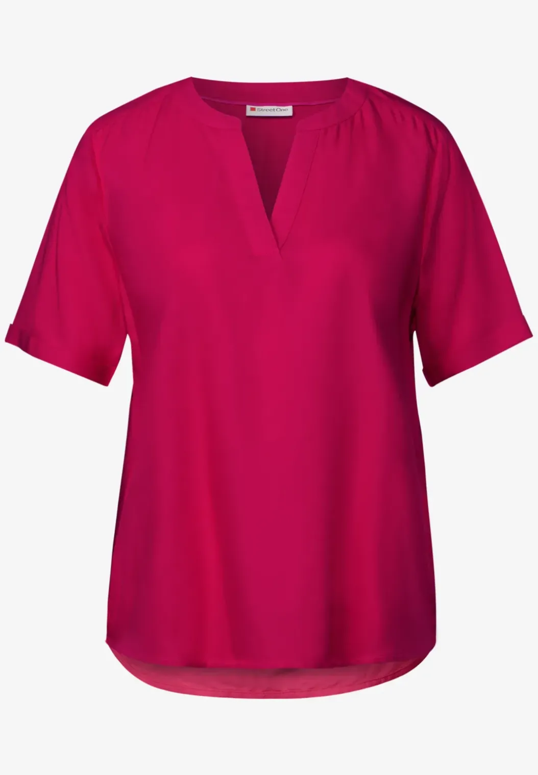 Blouse in effen kleur