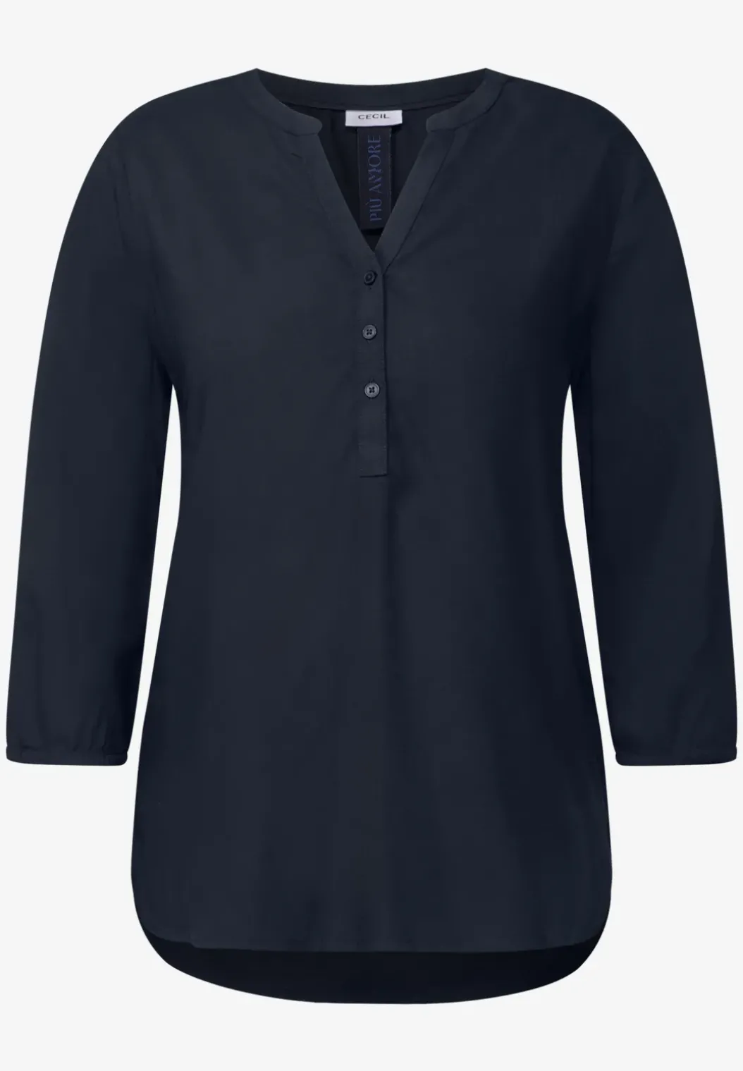 Blouse in effen kleur