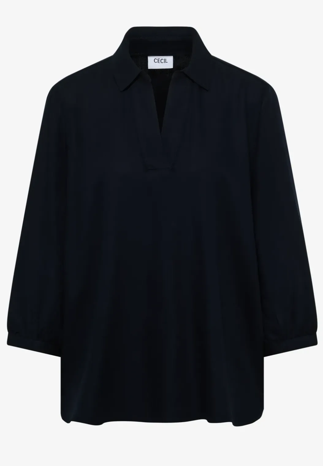 Blouse in effen kleur