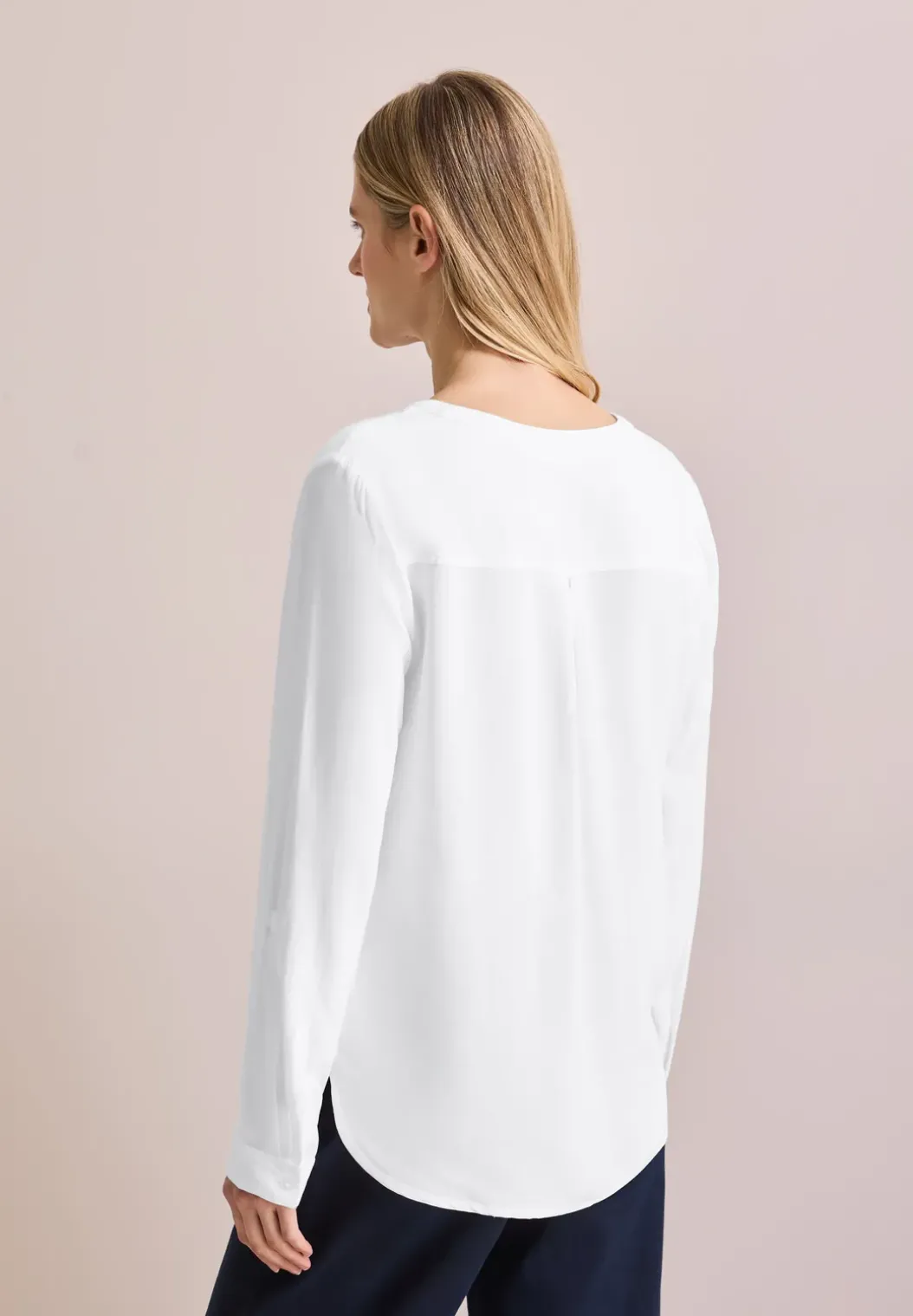 Blouse in effen kleur