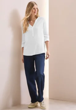 Blouse in effen kleur