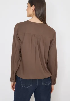 Blouse in effen kleur