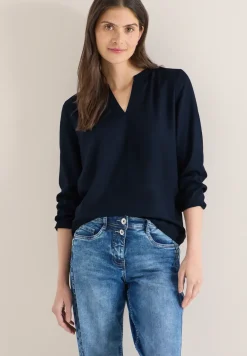 Blouse in effen kleur