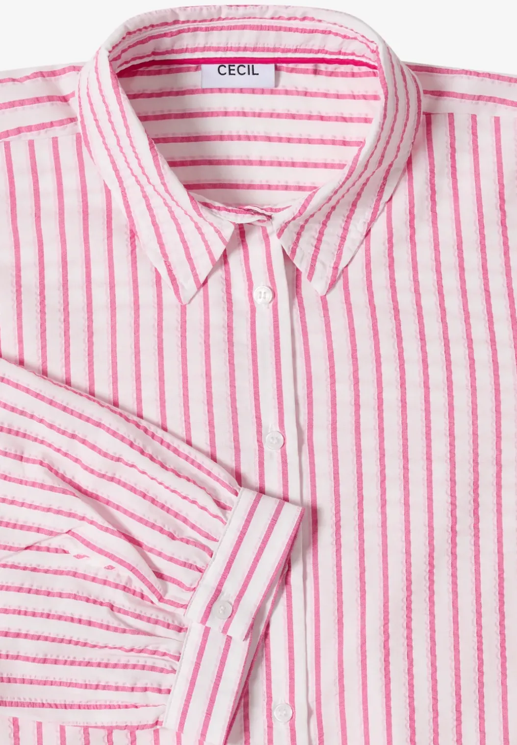Blouse in seersucker kwaliteit