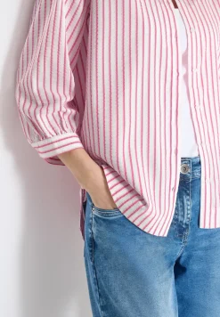 Blouse in seersucker kwaliteit
