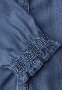 Blouse met 3/4 mouwen en ruches