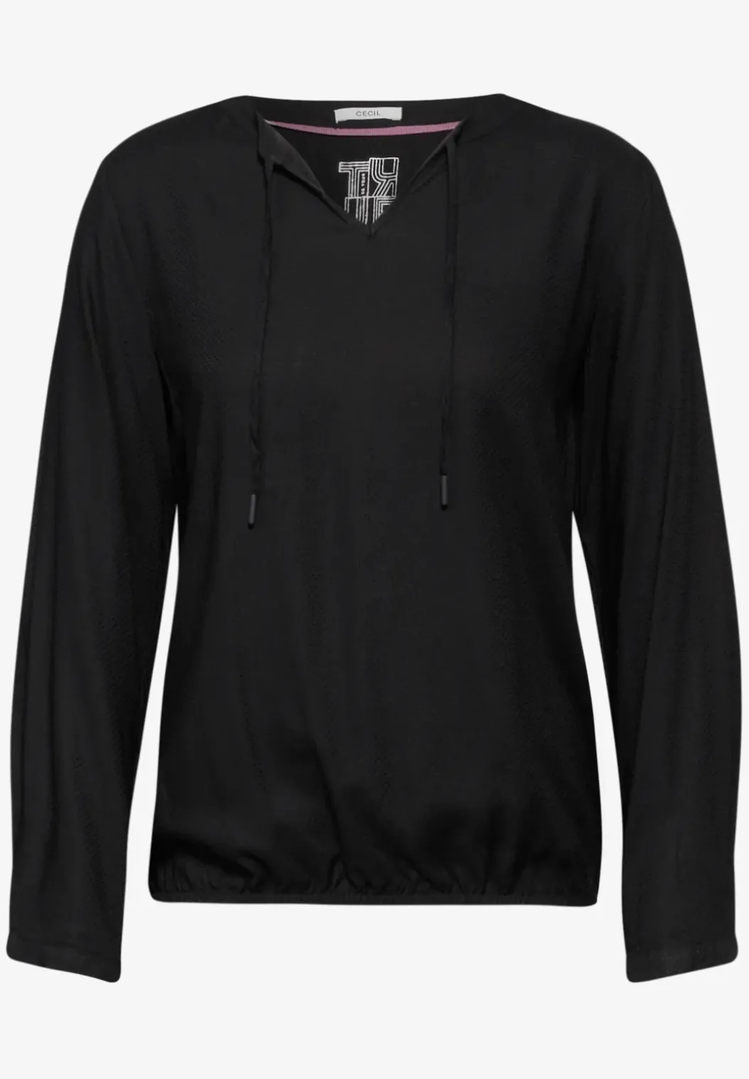 Blouse met elastische zoom