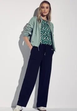 Blouse met gerimpelde mouwen