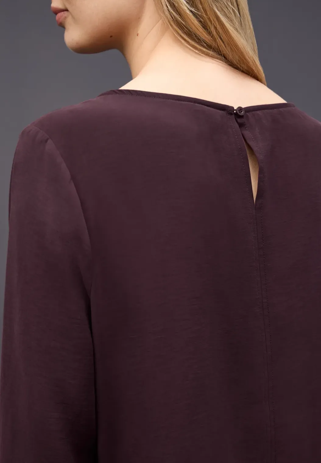 Blouse met gesmokte manchetten