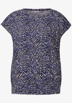 Blouse met gesmokte zoom