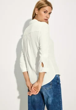 Blouse met gestreepte structuur