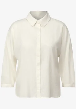 Blouse met gestreepte textuur