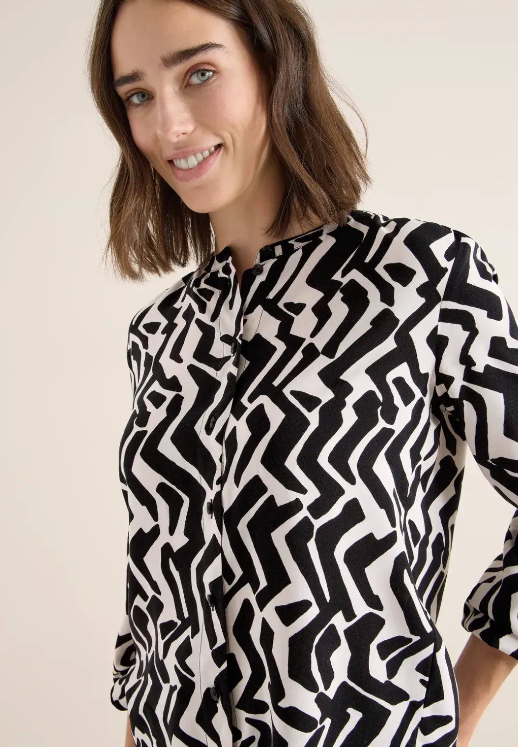 Blouse met grafisch patroon