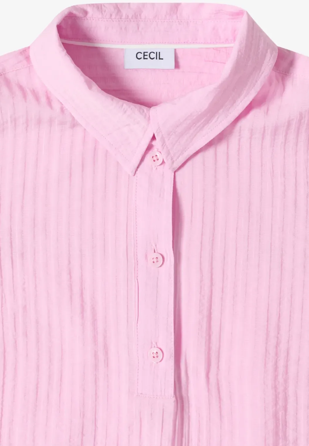 Blouse met hangende schouder en structuur