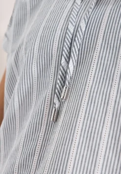 Blouse met hangende schouder en structuur