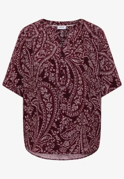 Blouse met korte mouwen en paisleyprint