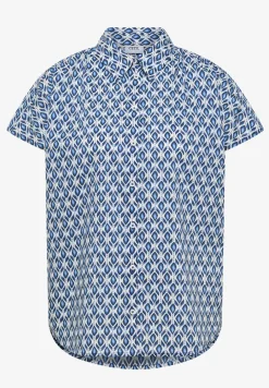 Blouse met korte mouwen en minimale print