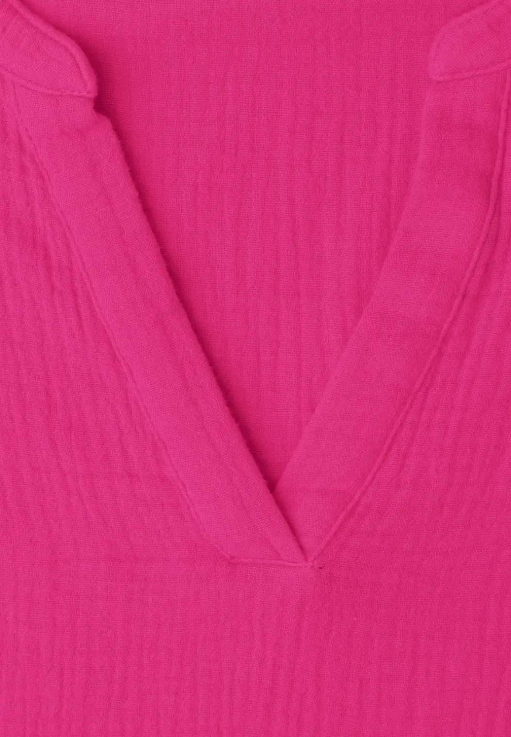 Blouse met korte mouwen in mousseline kwaliteit