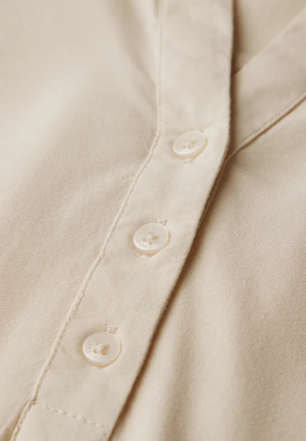 Blouse met korte mouwen in effen kleur