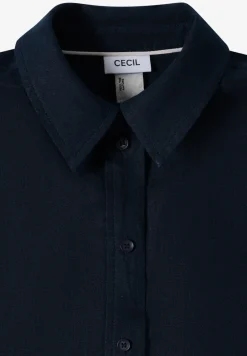 Blouse met korte mouwen van puur linnen