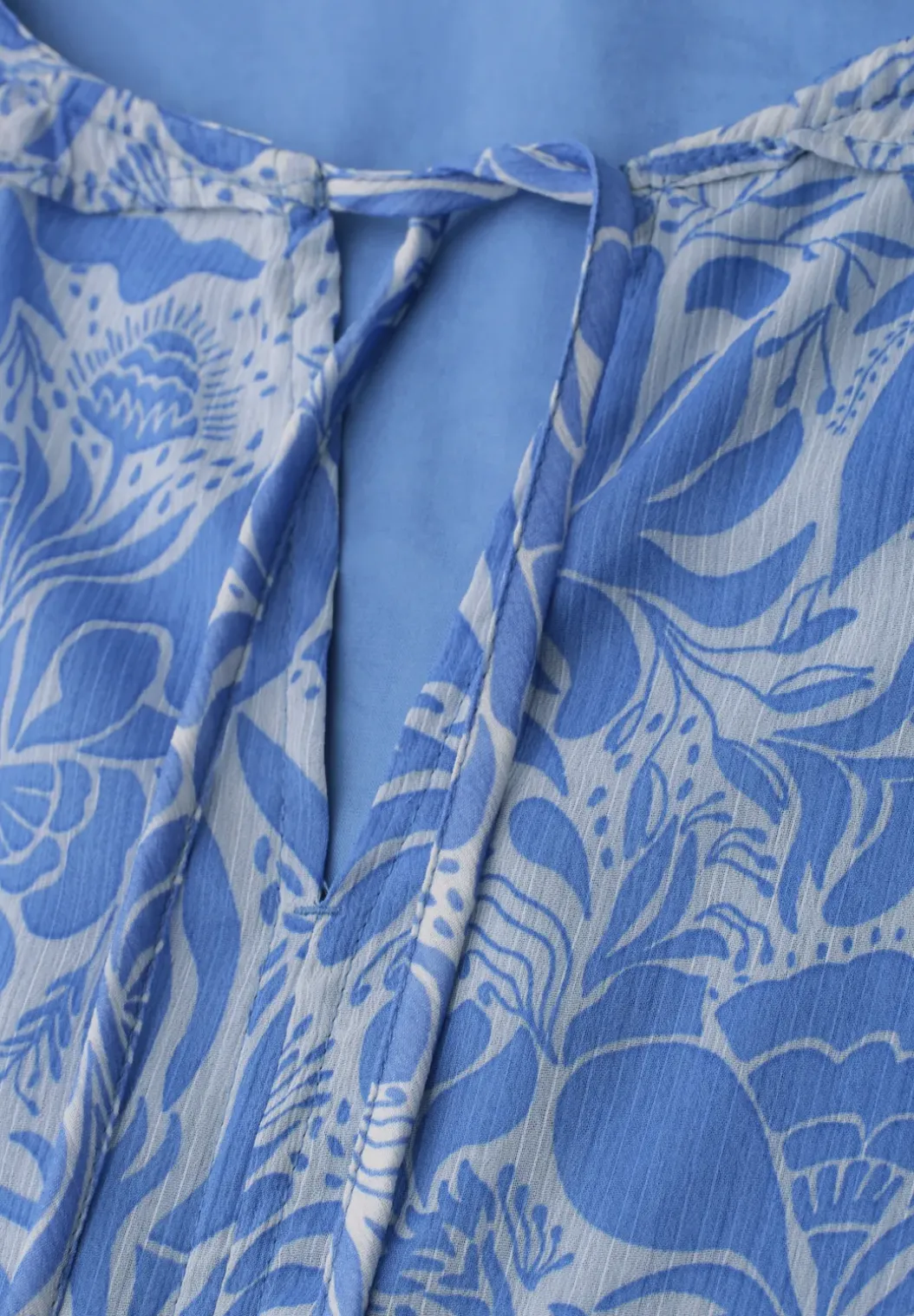 Blouse met lange mouwen en ruches
