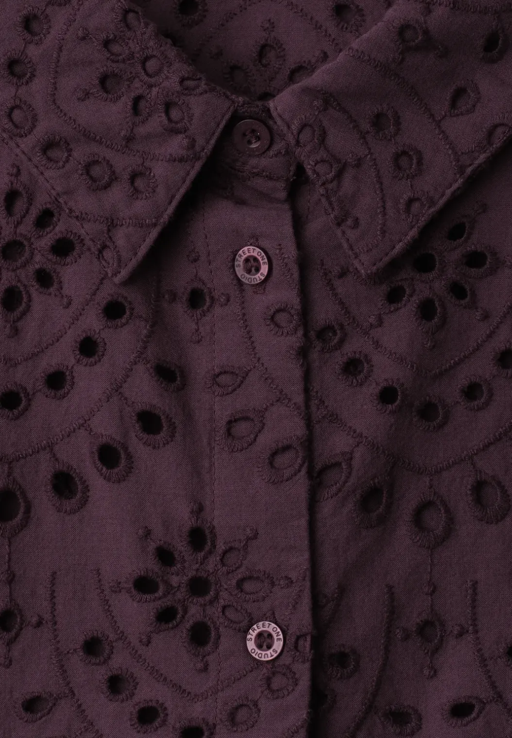 Blouse met lange mouwen en shiffleypatroon