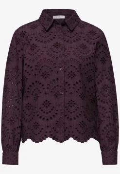Blouse met lange mouwen en shiffleypatroon