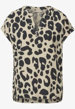 Blouse met leopatroon