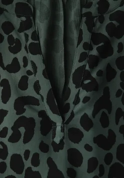 Blouse met leopatroon
