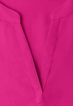 Blouse met losse schouders en gespleten hals