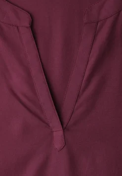 Blouse met losse schouders en gespleten hals