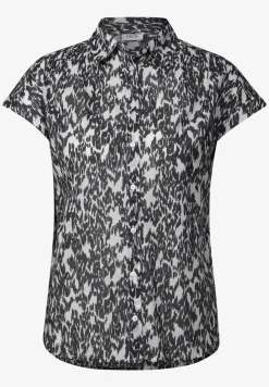 Blouse met minimale print